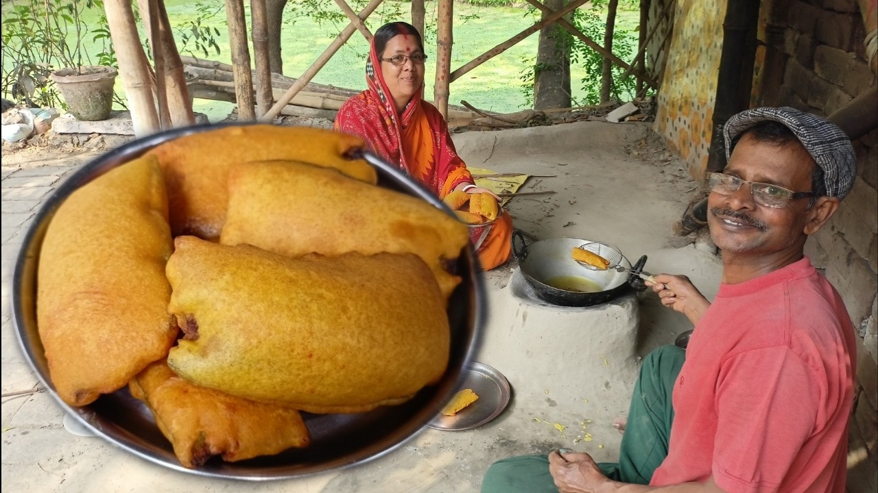 নতুন কায়দায় বেগুনি রেসিপি একবার এইভাবে বাড়িতে বানিয়ে দেখুন  | Beguni Recipe |