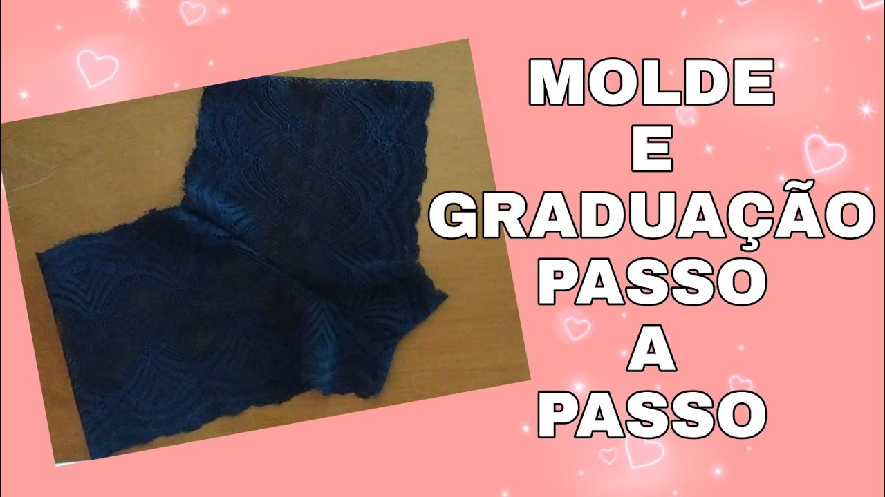 CALEÇON ( MOLDE + GRADUAÇÃO ) PASSO A PASSO