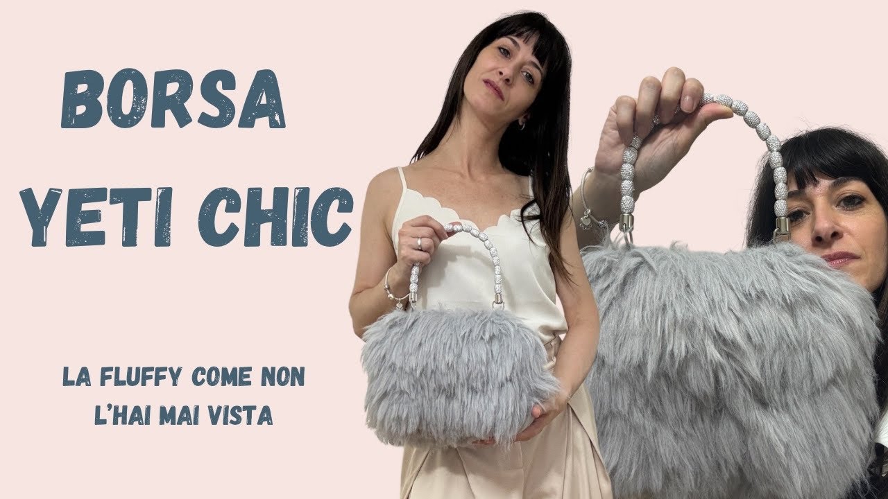 Yeti Fur Bag, a statement accessory, complete crochet tutorial