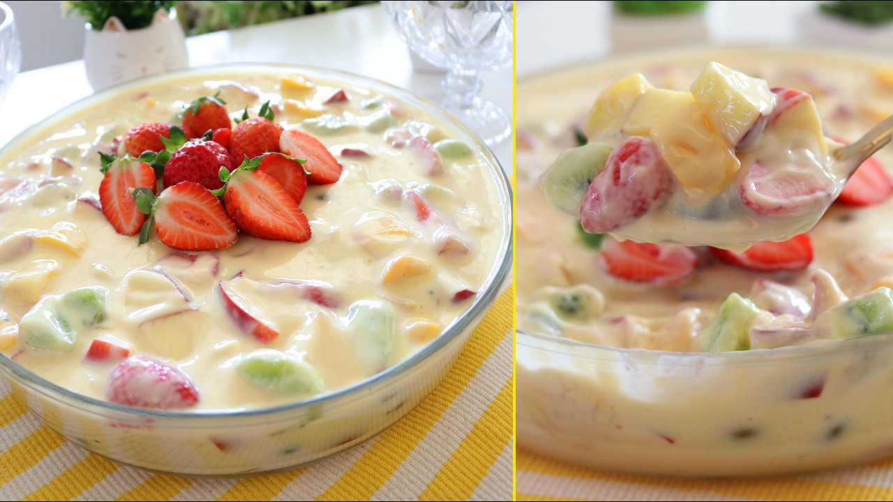 SOBREMESA QUE NÃO PODE FALTAR NAS FESTAS DE FIM DE ANO- SALADA DE FRUTAS CREMOSA-DIKA DA NAKA