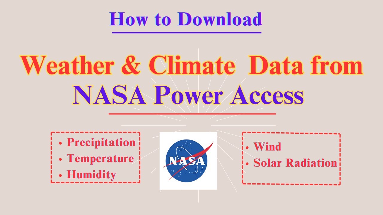 How to Download Weather & Climate Data from NASA Power Access Website Step by Step-by-Step Tutorial