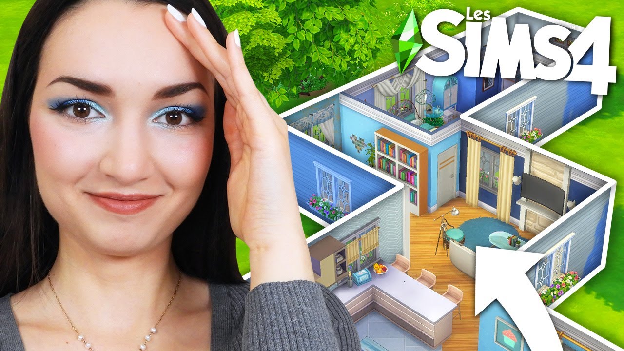 Une maison en forme de lettre (Siri d&eacute;cide !) 🤯 | Challenge Sims 4
