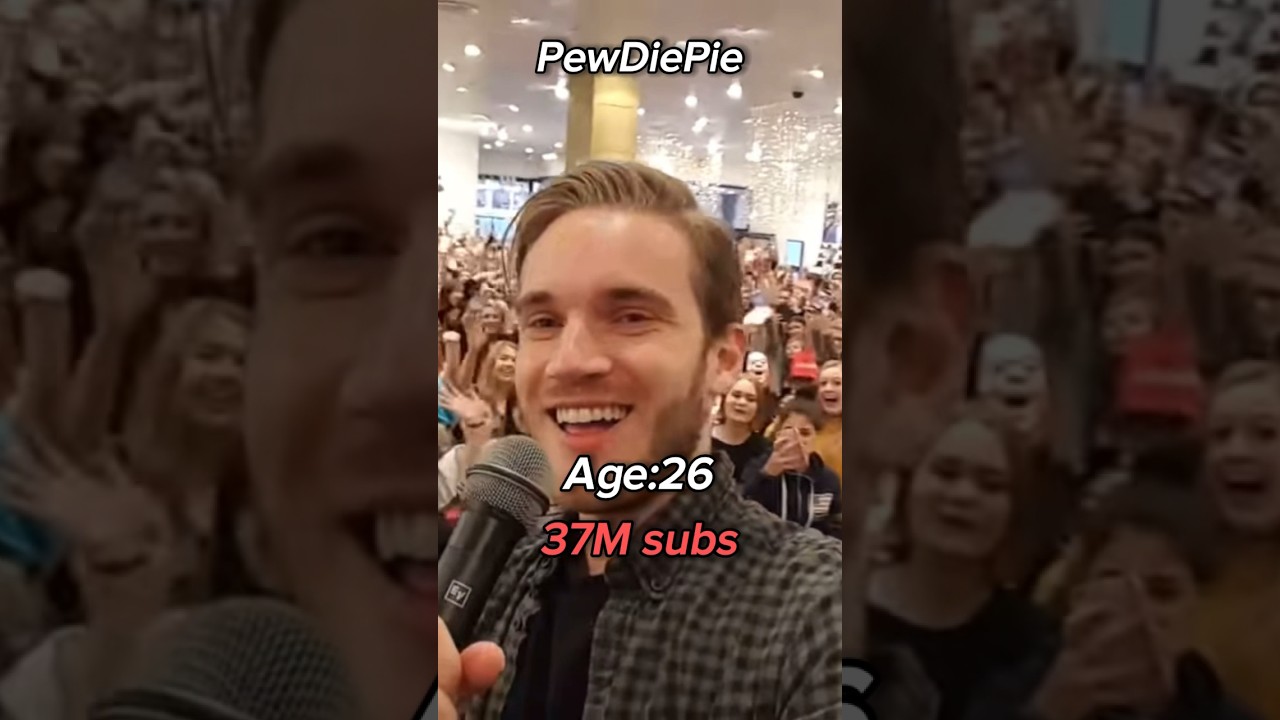 The evolution of PewDiePie 😯 #shorts #evolution #pewdiepie
