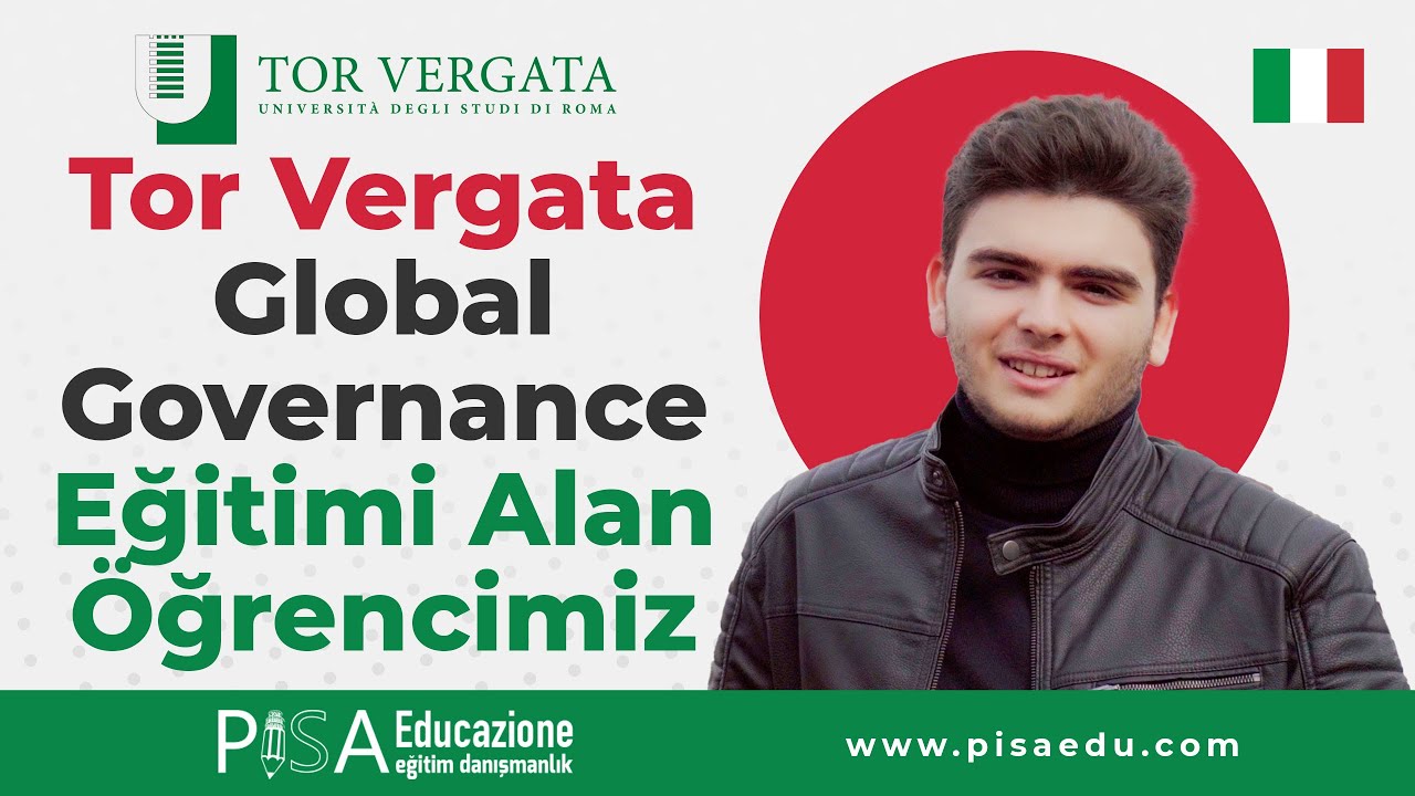 Roma Tor Vergata Üniversitesi Global Governance Bölümü Öğrencimiz ile Söyleşi