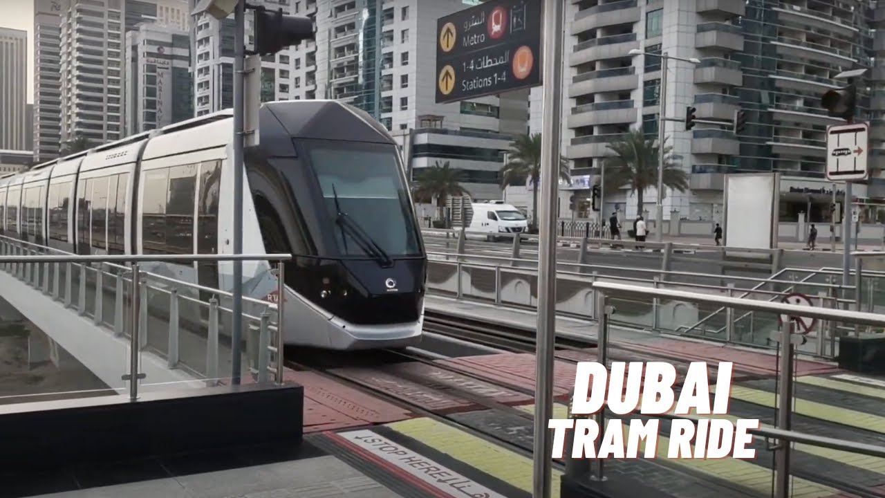 🇦🇪  DUBAI MARINA - PALM JUMEIRAH [DUBAI TRAM RIDE]