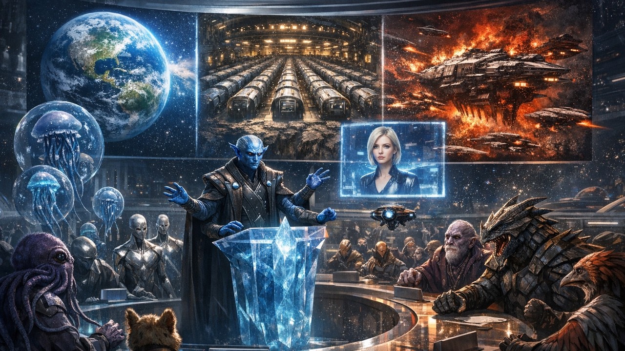 The only rule of the galaxy  never wake up humans… Now it's too late HFY