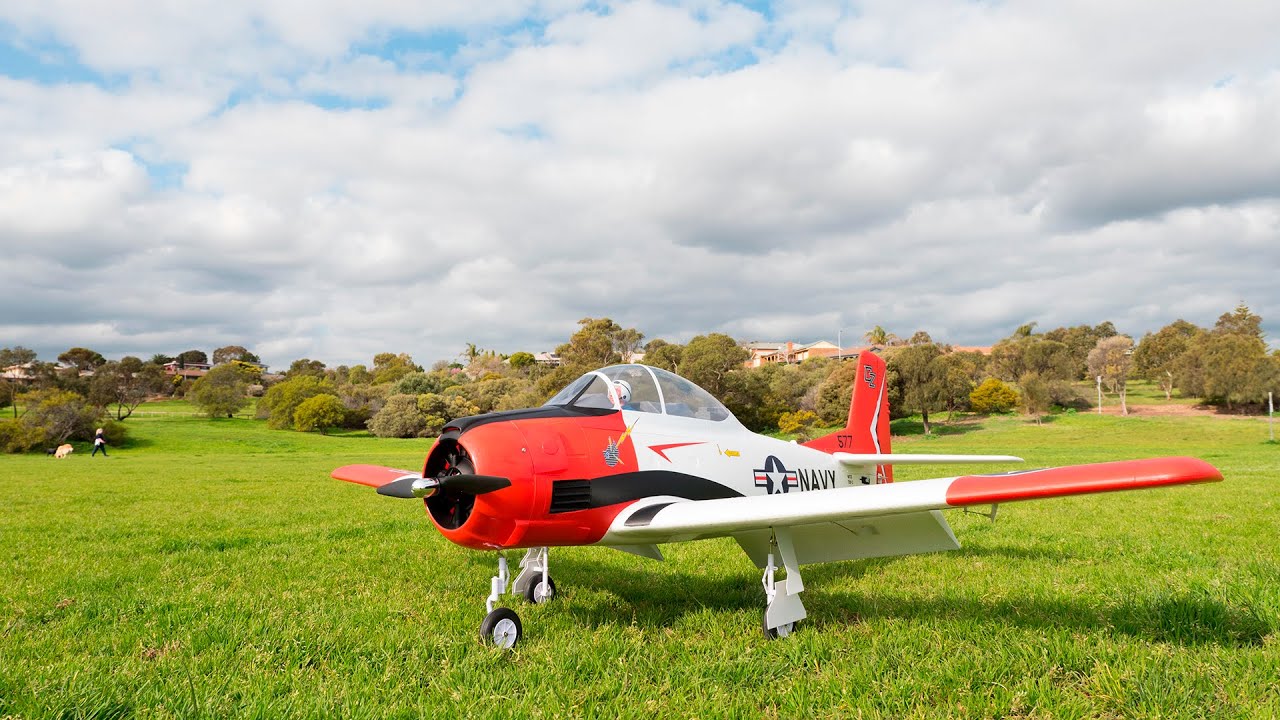 RC T-28 Trojan from E-Flite Demo