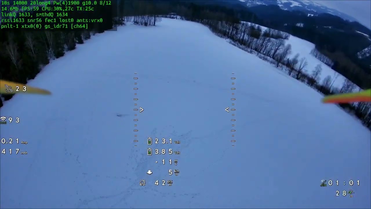 Winter testing OpenIPC FPV drone #openipc #fpvdrone #freezing 
