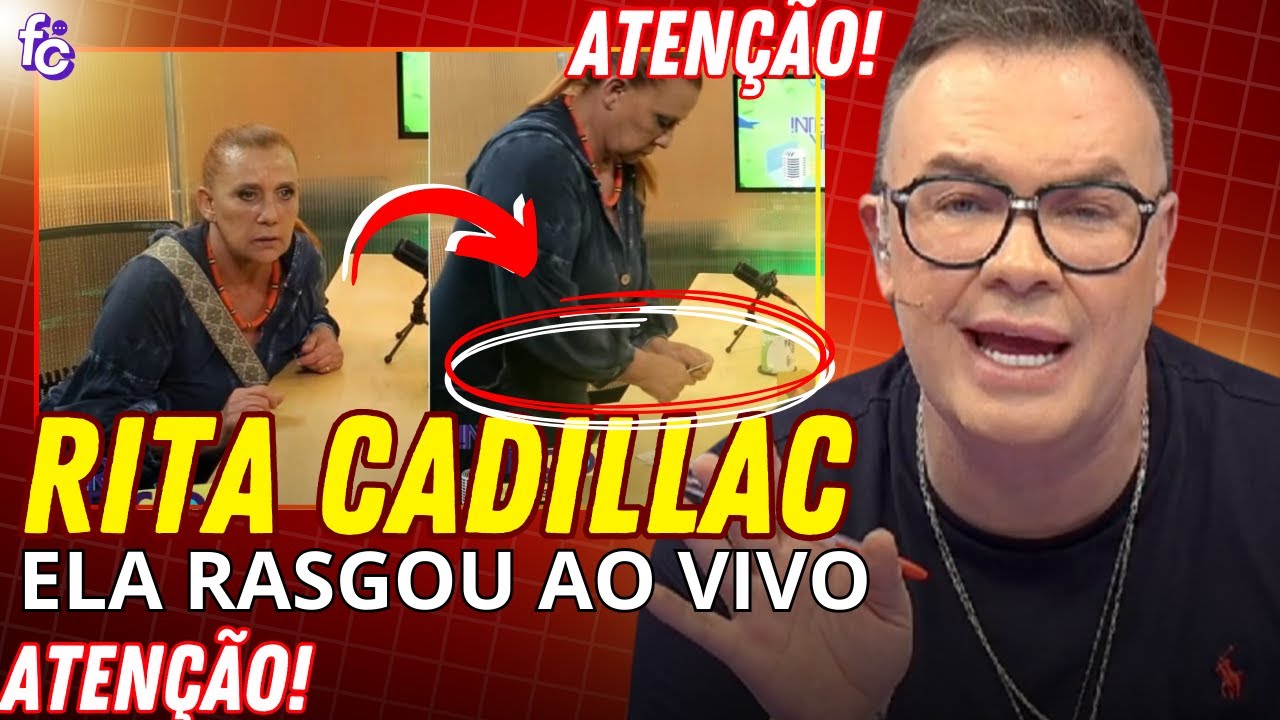 Rita Cadillac Foi Acusada de Roubo Ao Vivo e Abandonou o Programa