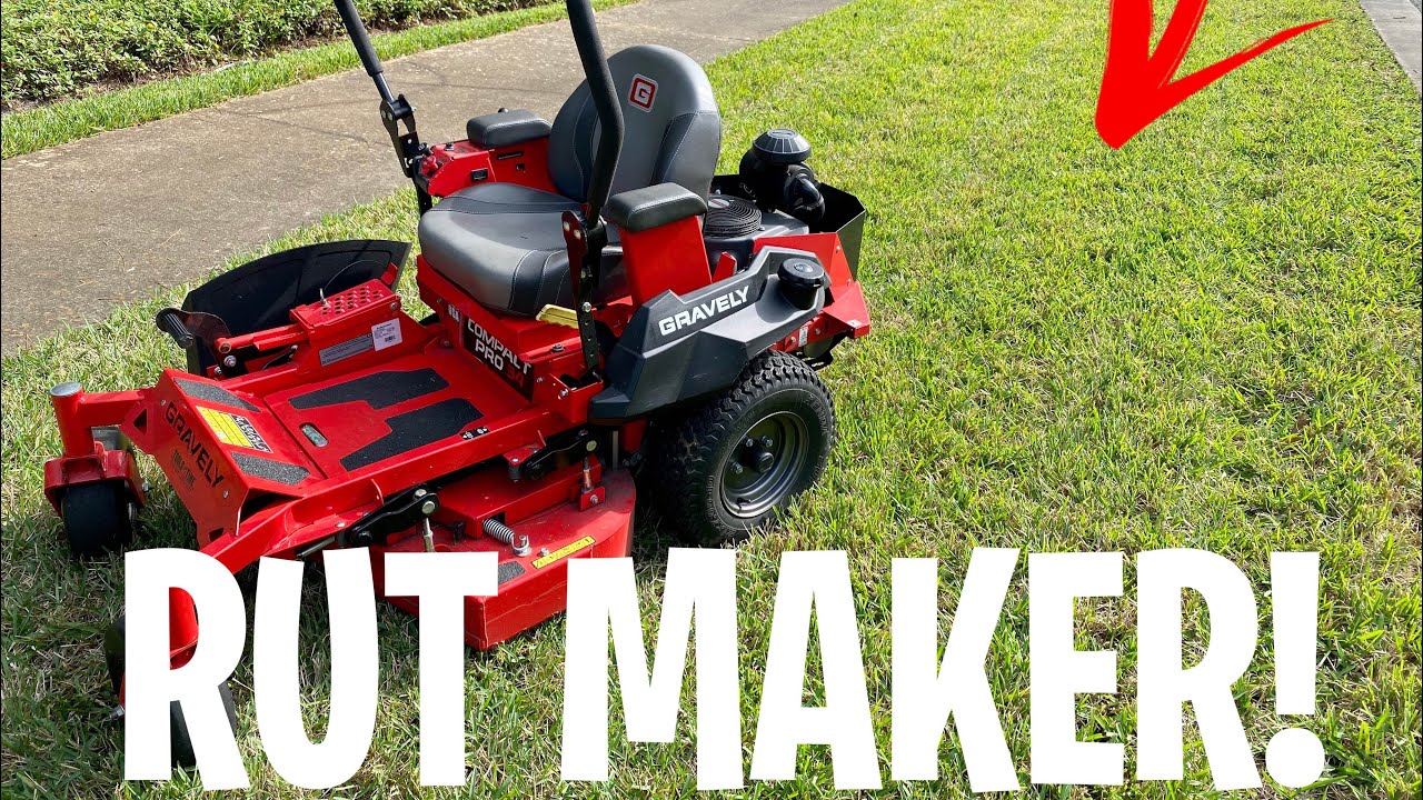 Gravely Compact Pro 34 - RUT MAKER!! 😱 Lawn Mower