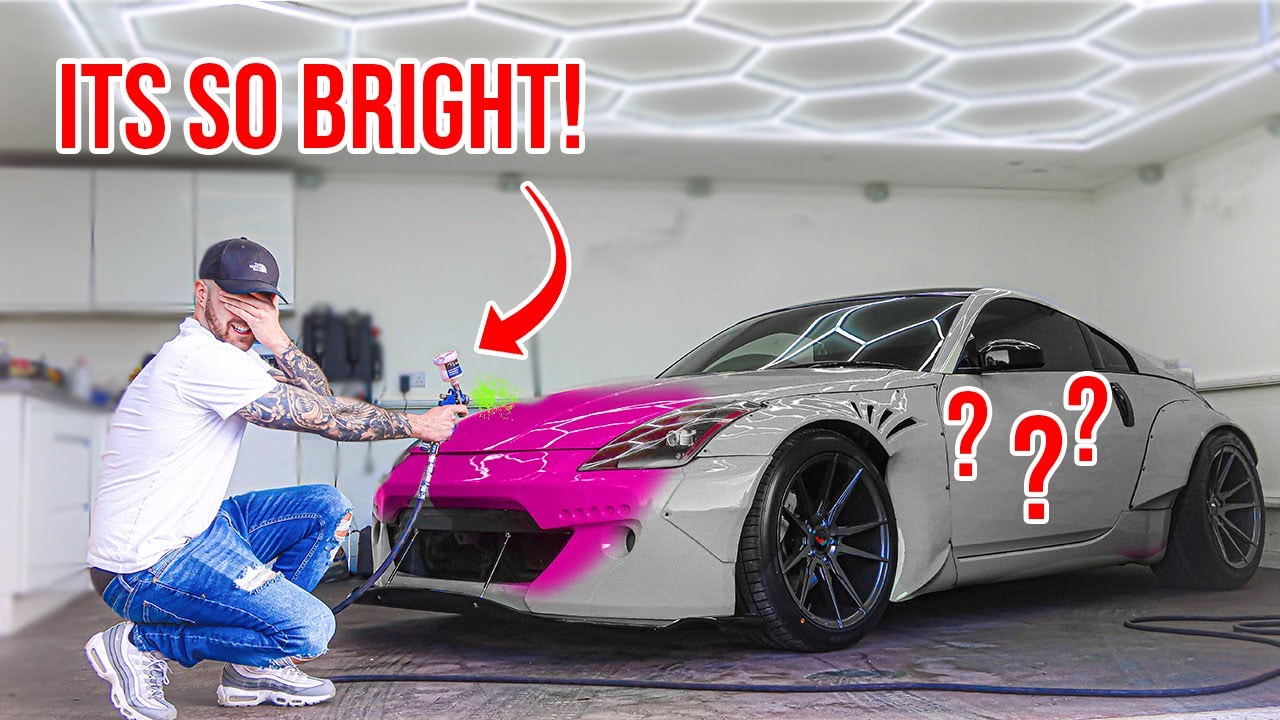 Я ПОКРАСИЛ СВОЙ NISSAN 350Z В САМЫЙ ЯРКИЙ ЦВЕТ