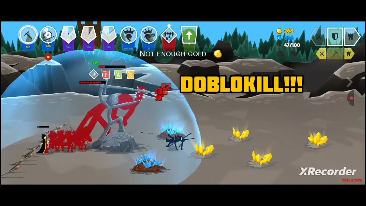 Jogando stick war 3 ou saga 😁