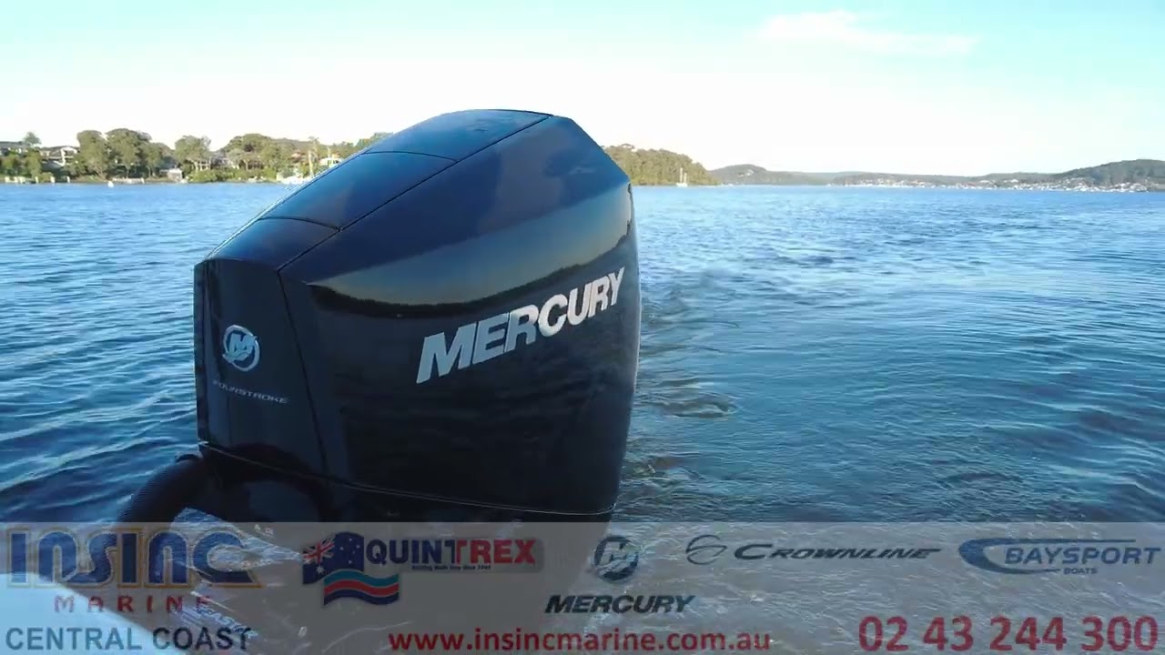 Quintrex 630 Freestyler water test with a Mercury 200hp V6 4-stroke