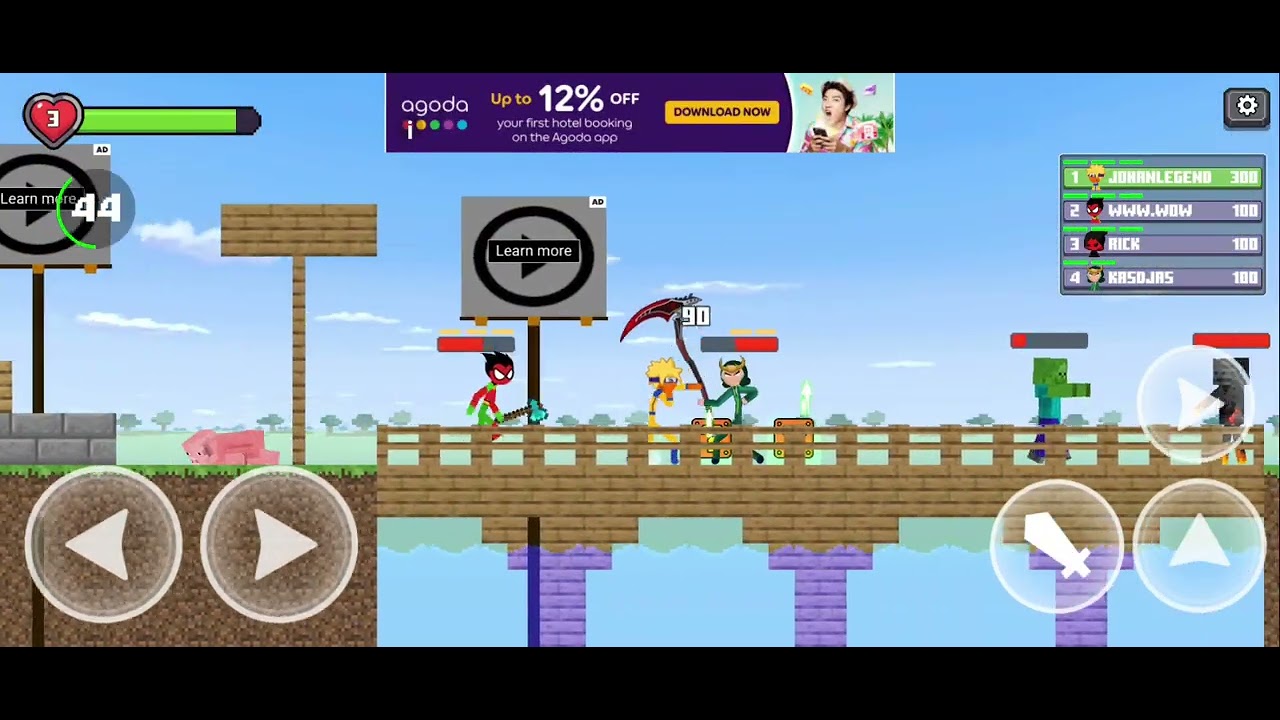 Ajj me kelrha ho wapiss stickman combat part2