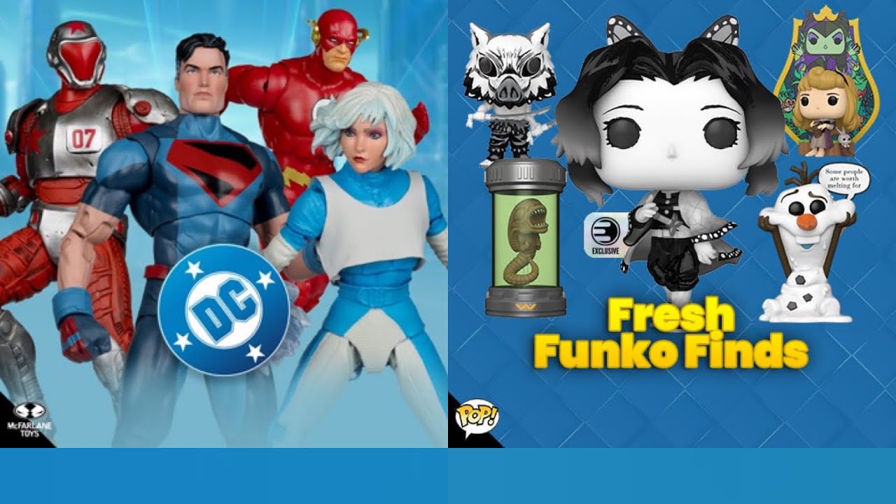 Предзаказ на новые игрушки McFarlane Toys по вселенной DC и Funko уже доступен на Entertainment E...