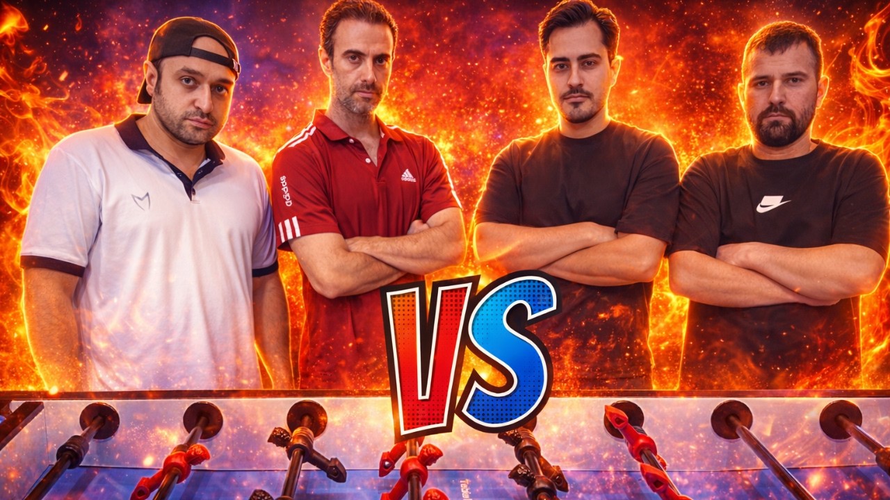 فوتبال دستی | امیرجلال و محمد حسینی 🆚 امین روحانی و محمد قلی‌زاده 🔥