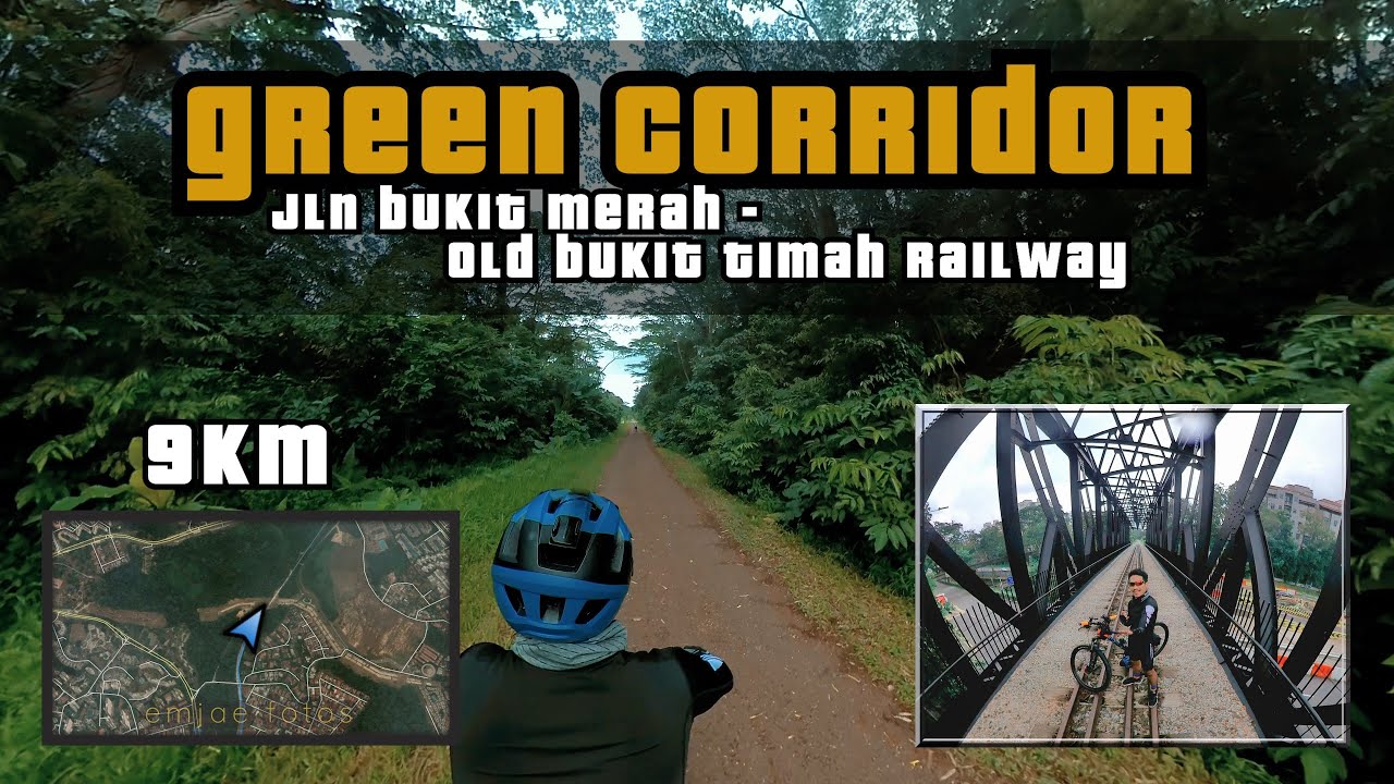 9KM Green Corridor | Jalan Kilang Barat to Old Bukit Timah Railway Station | Cycling Singapore