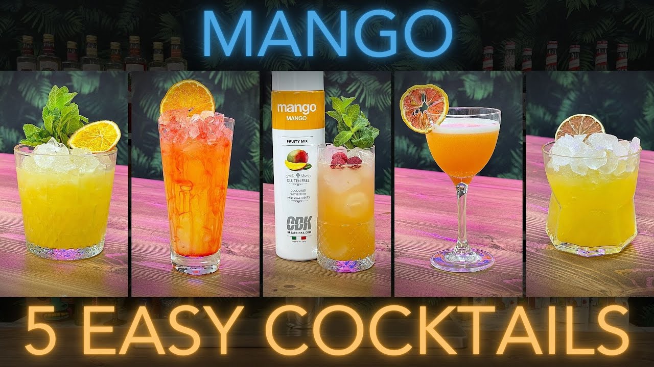 5 TASTY Mango Cocktails for a PARTY