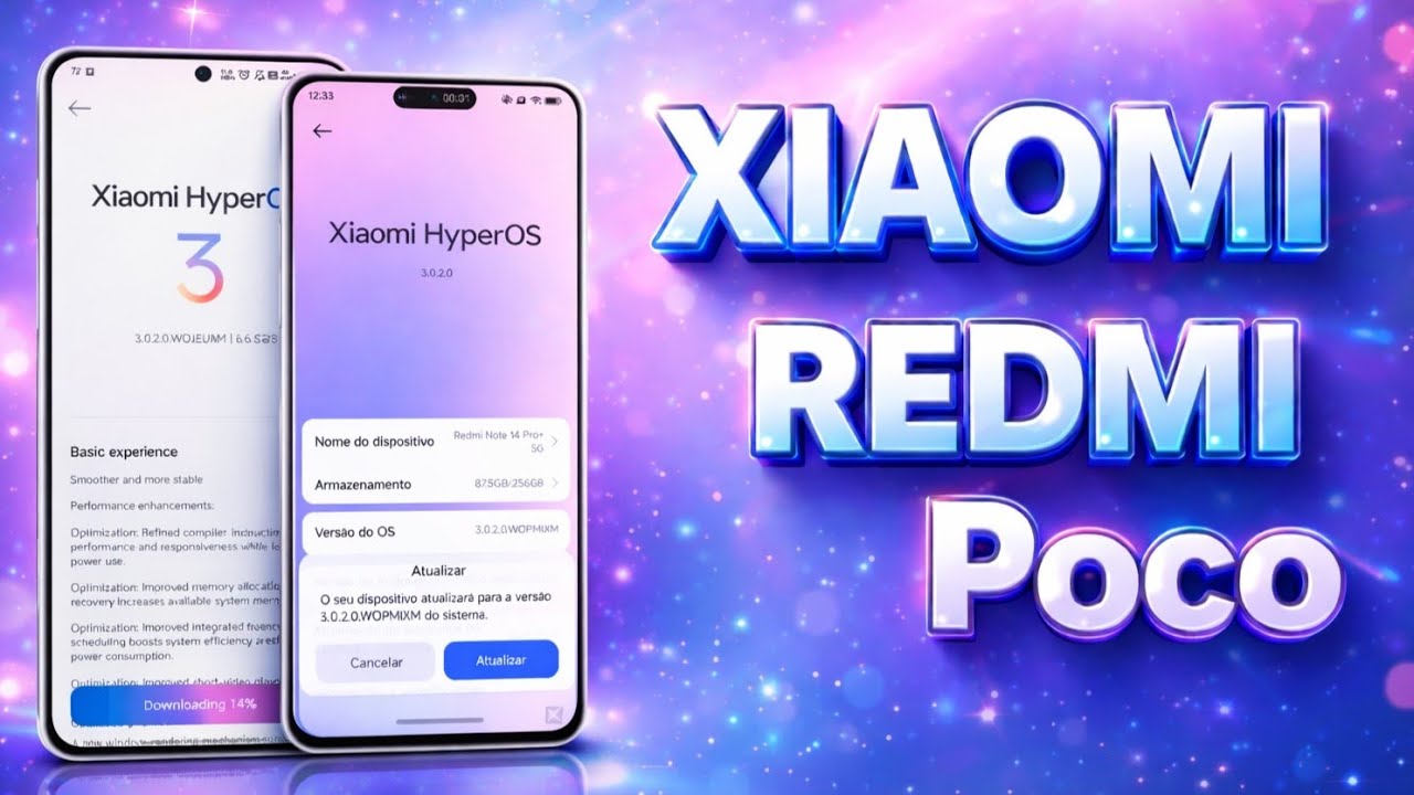 SAIU AGORA! 🔥 HyperOS 3 Global OFICIAL: Mais de 30 Atualizações para Xiaomi, Redmi e POCO! 