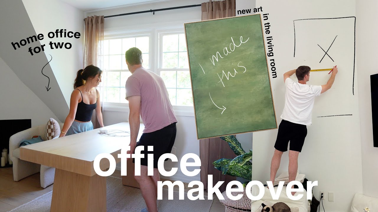 home office makeover (again lol) for 2! new home decor & making fun recipes