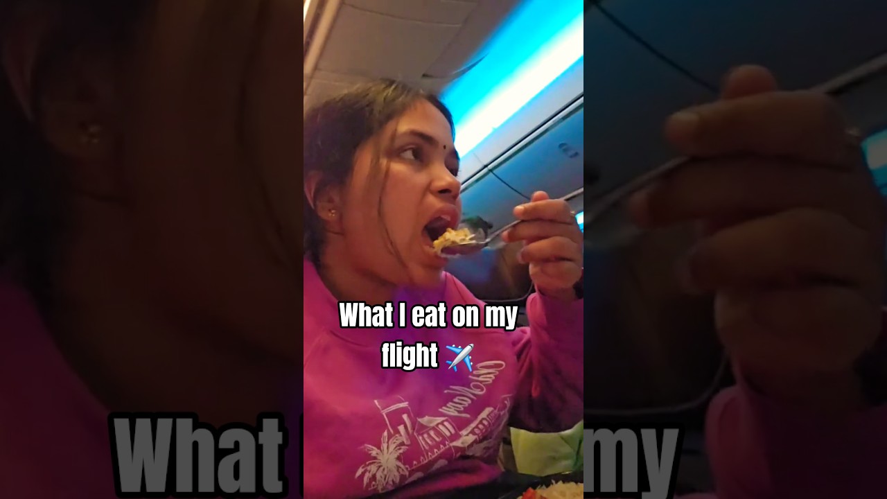 what I eat on my flight ✈️ from USA to India 🇺🇲🇮🇳 Ethihad Airways #food #whatieatinaday #shorts
