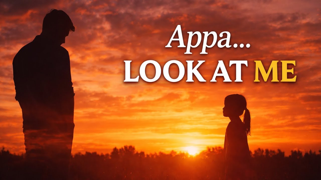 Appa… Look at Me | A Daughter’s Silent Pain 🤍.