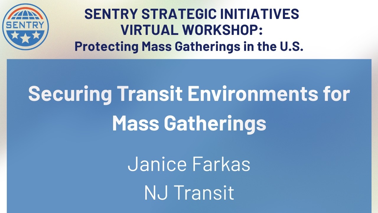 Transportation Security: Janice Farkas, NJ Transit