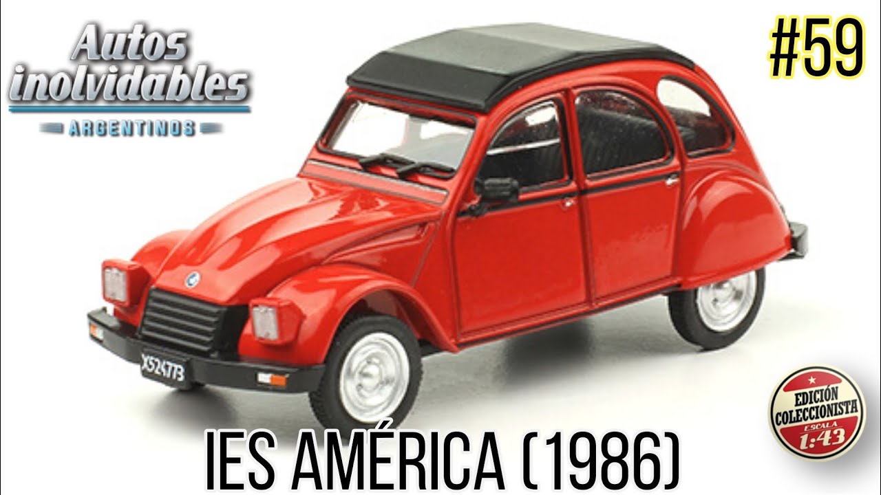 #59 IES América (1986) 1/43 - Autos Inolvidables Argentinos