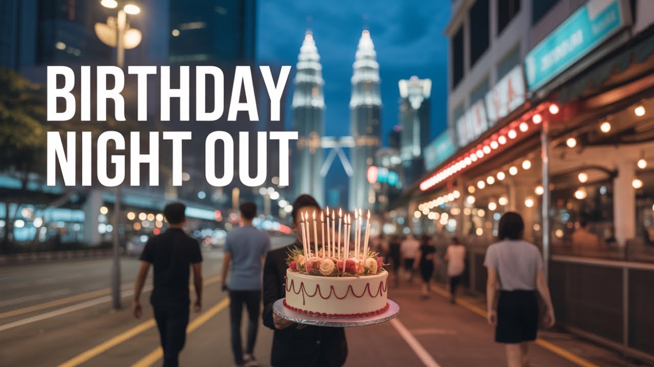 Our First Night in the City @ Kuala Lumpur, Malaysia // ATSKY Restaurant for a birthday celebration