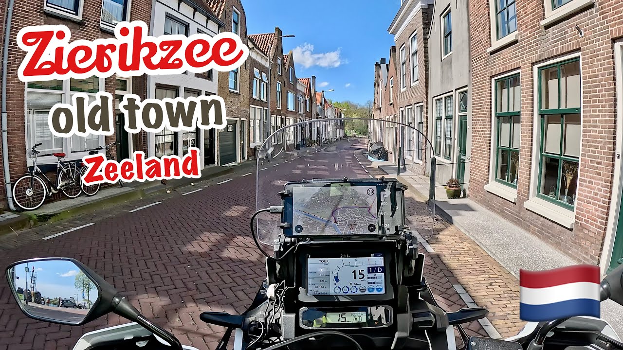 Exploring Zeeland PART 2: Zierikzee & the windmill farms - ride on Africa Twin