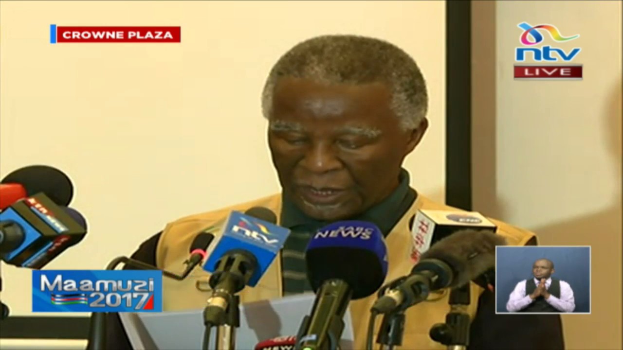 AU observer team share their preliminary report on Kenya's election