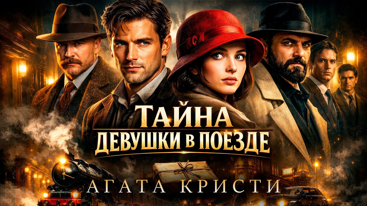 Агата Кристи - ТАЙНА ДЕВУШКИ В ПОЕЗДЕ | Детектив | Аудиокнига (Рассказ)| Большешальский