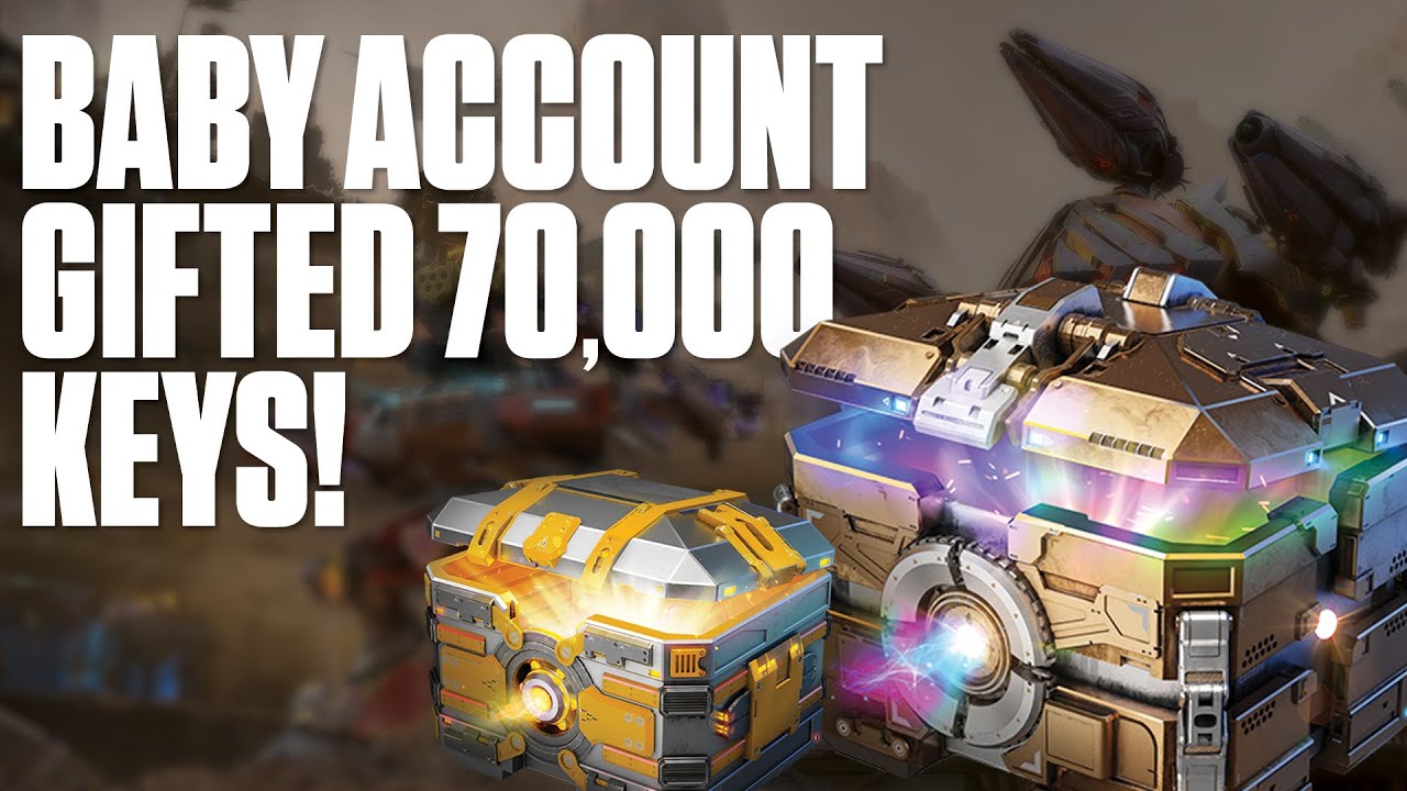 My Baby Account Was Gifted 70,000 Black Market Keys! War Robots Black Market Opening
