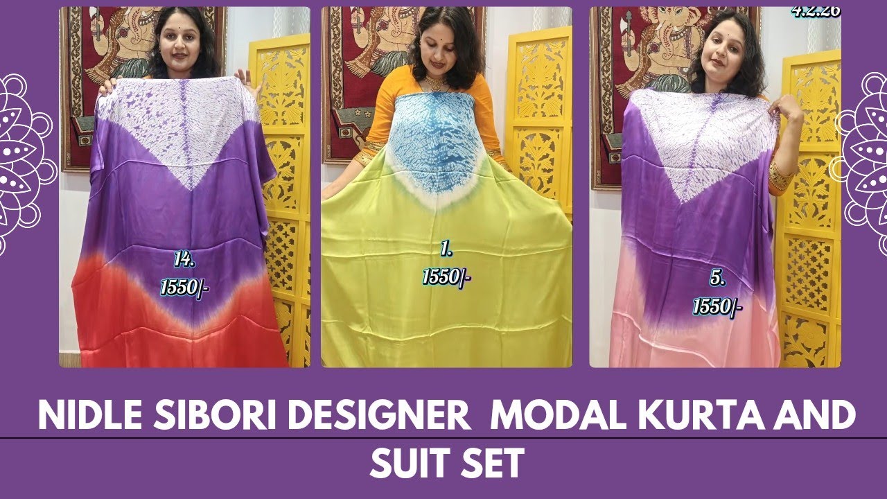Дизайнерский комплект из куртки и костюма из модала от Nidle Sibori @9992958156