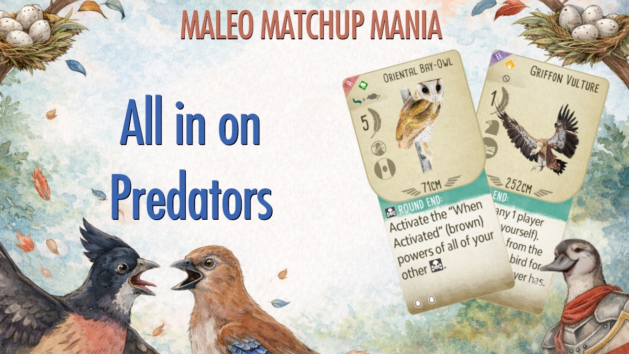 All in on Predators - Maleo Matchup Mania - Group D G4 vs CapitalDave