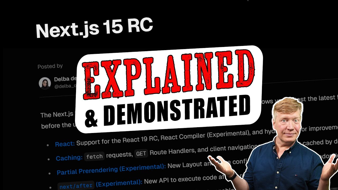 NextJS 15: React 19, Less Caching, Turbopack, Better Hydration Errors and MORE from Vercel Ship!