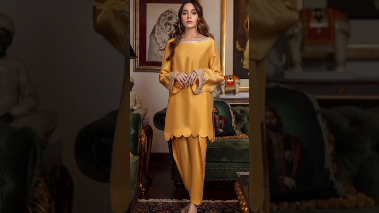 Silk Suit Design Ideas 2025||Silk Dress Designs #silkdress #silksuitdesign #eidcollection