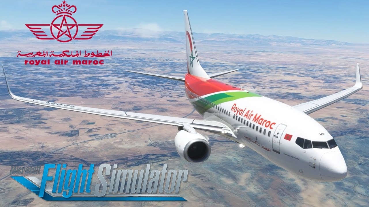 Royal Air Maroc 737-700 | Marrakesh - Casablanca | MICROSOFT FLIGHT SIMULATOR