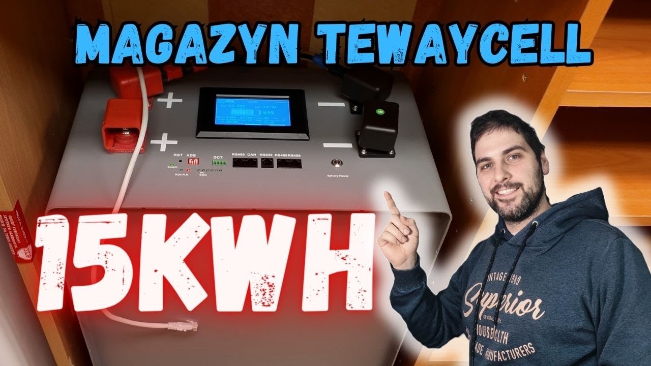 Tani MAGAZYN ENERGII OffGrid od Darcy - Tewaycell! 15kWh - JKBMS, HITHIUM, EVE