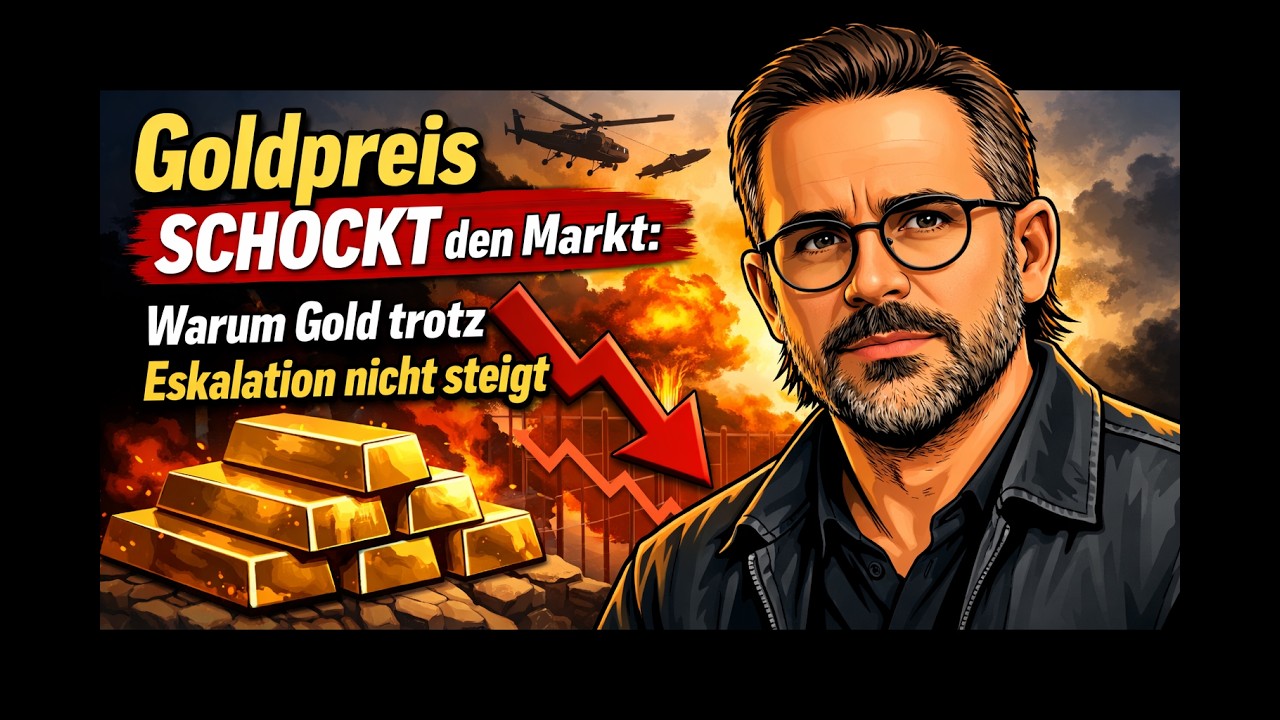 Goldpreis SCHOCKT den Markt: Warum Gold trotz Eskalation nicht steigt