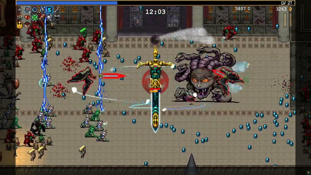 Vampire Survivors: Ode to Castlevania Alucard Gameplay