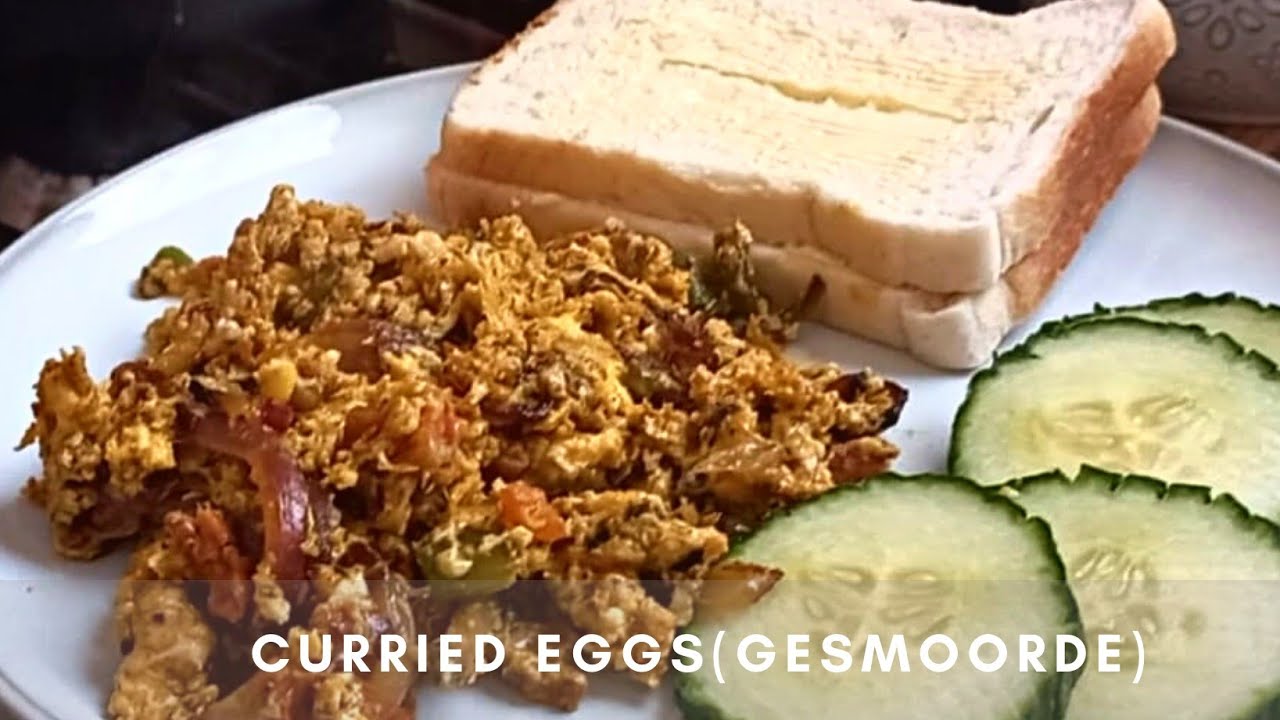 Curried egg smoortjie (gesmoorde eiers) @FatimaSydowCooks @Hadjira Sydow