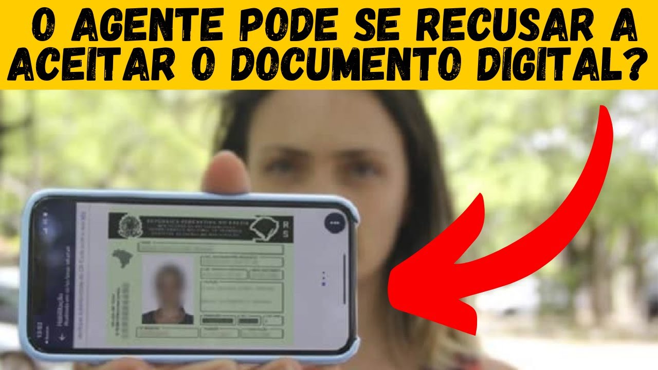 O AGENTE PODE SE RECUSAR A ACEITAR O DOCUMENTO DIGITAL NA FISCALIZA&Ccedil;&Atilde;O?