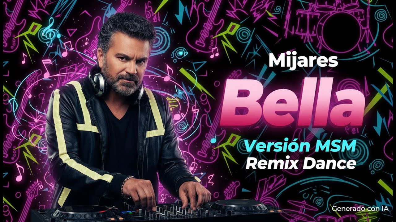 Mijares – Bella | Cover IA MSM Dance Remix 80s elegante
