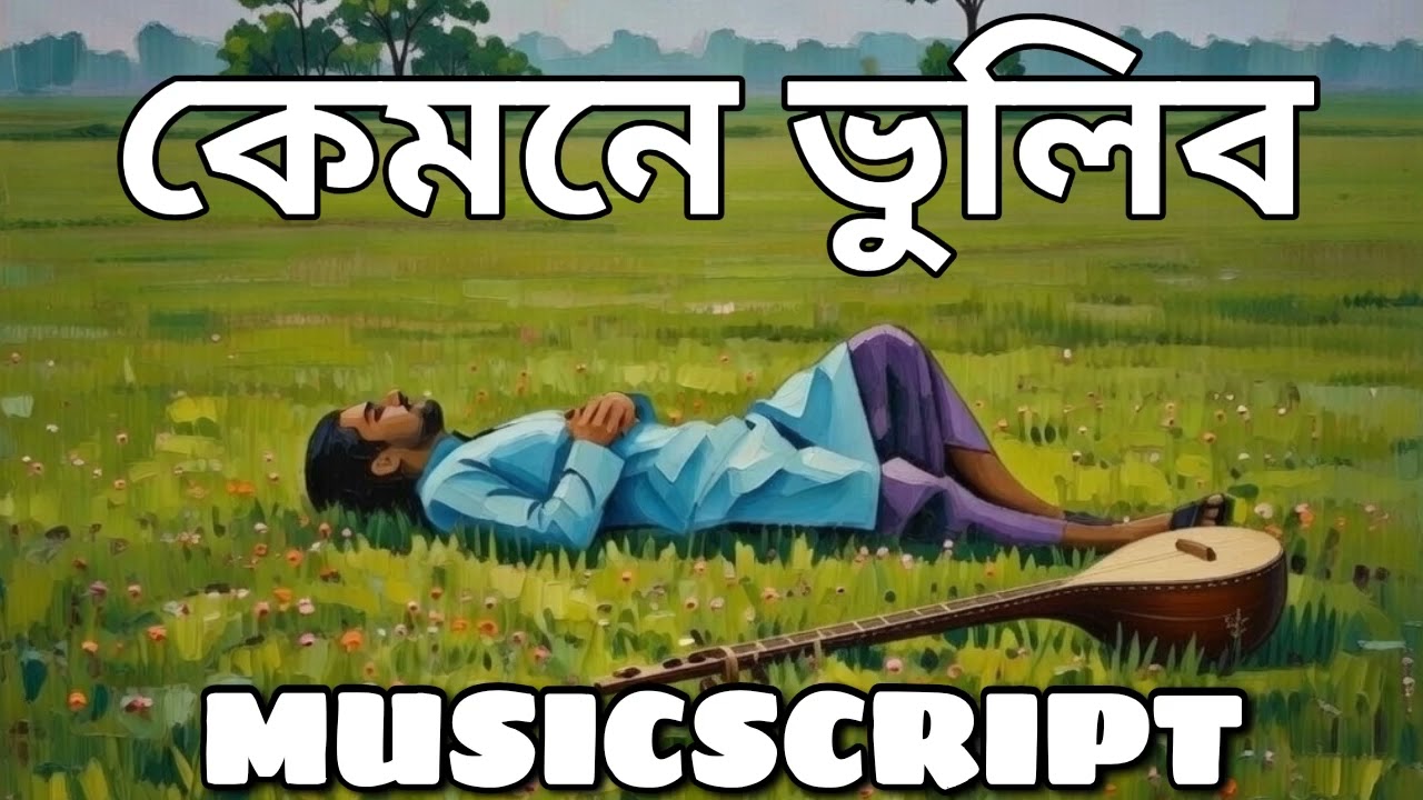 কেমনে ভুলিব | Kemone Vulibo | MUSICSCRIPT | Bangla Folk Rock Love Song. 