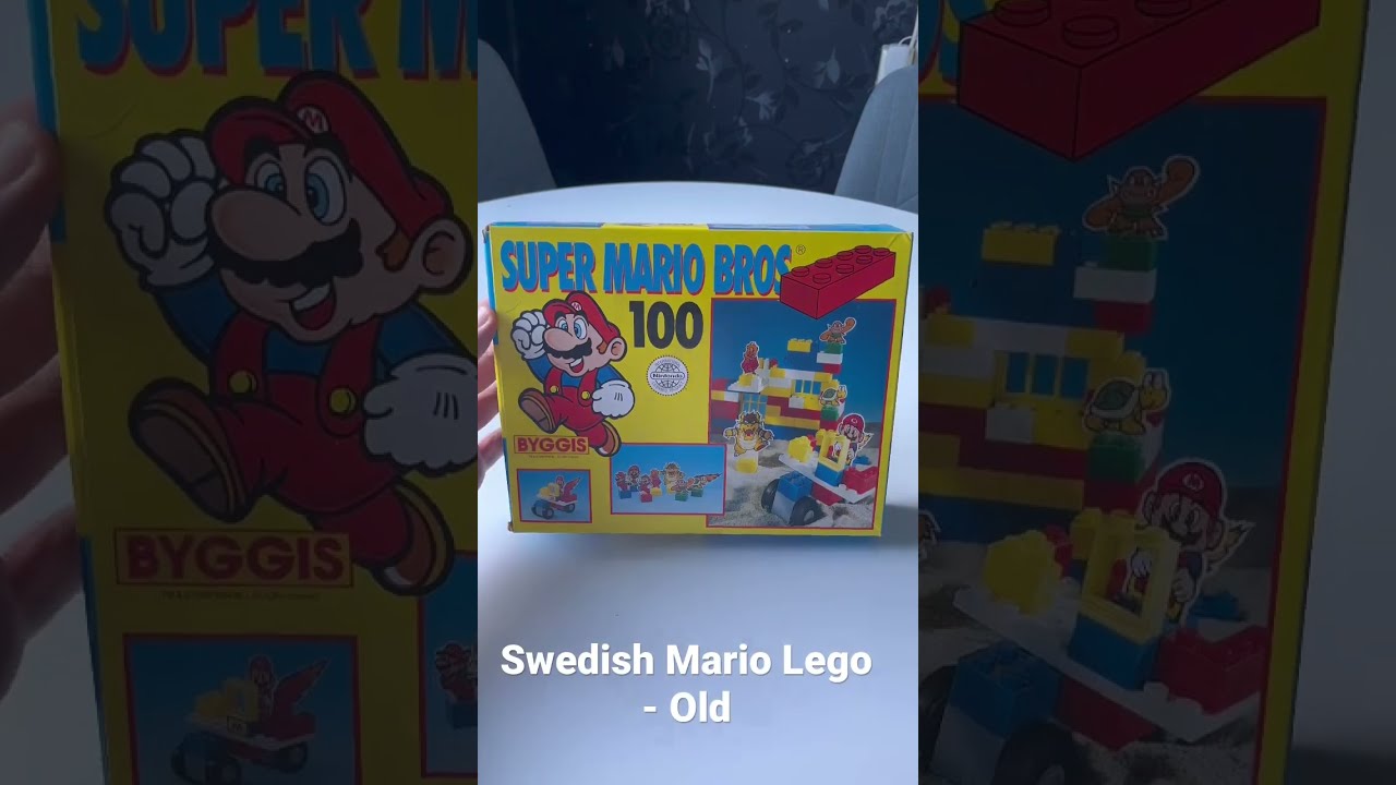 Retro super Mario Lego from Sweden