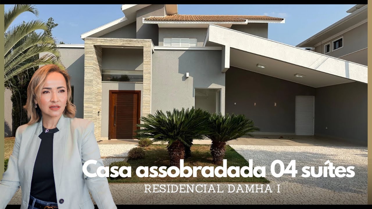 CASA ASSOBRADADA A VENDA COM 04 SUÍTES - RESIDENCIAL DAMHA I - CAMPO GRANDE MS