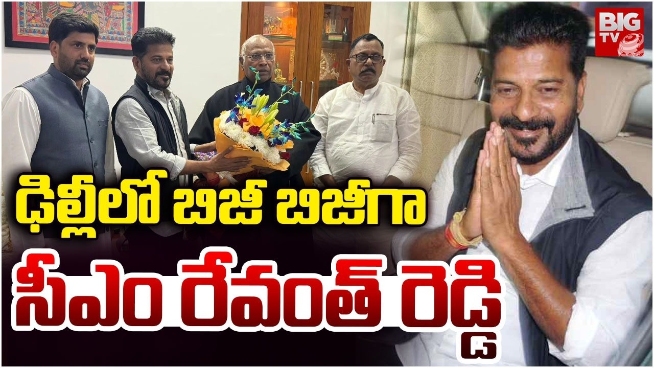 CM Revanth Reddy Delhi Tour Updates | ఢిల్లీలో బిజీ బిజీగా సీఎం రేవంత్ రెడ్డి | BIG TV