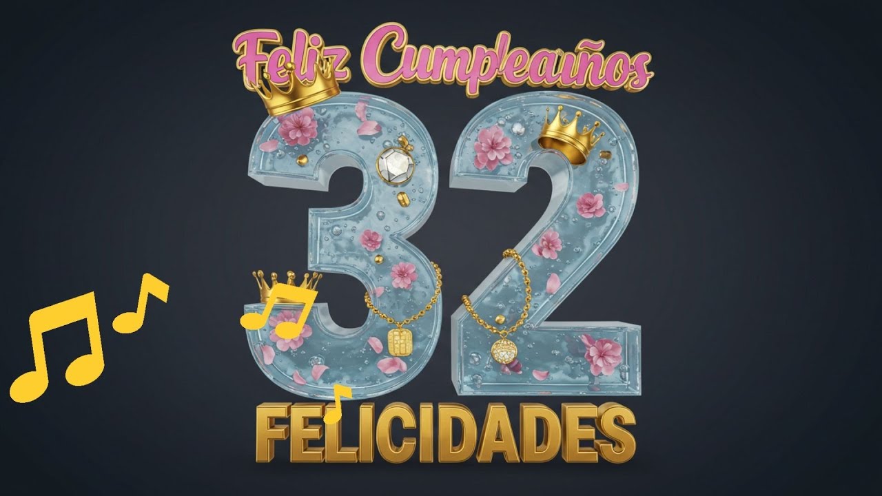 FELIZ CUMPLEA&Ntilde;OS 32 - FELIZ 32