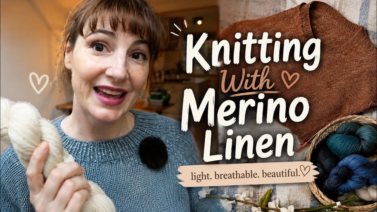 Knitting With Merino Linen